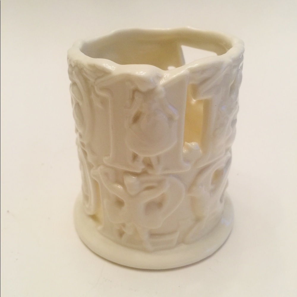 12 days of christmas Ceramic Candle Votive holder